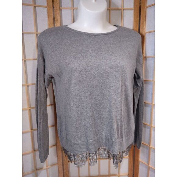 Lane Bryant 14/16 Lace Trim Sweater - Picture 1 of 10